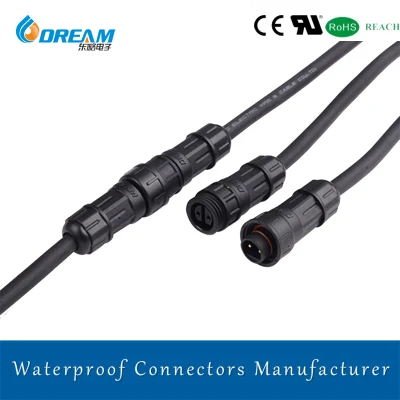 5 Pole IP65 Male Female Waterproof Cable Connector Plugs for Electric Car