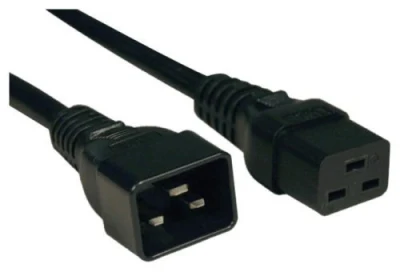 GPS Panel C19 to C20 Connector Plug Cord Solar Cables 14AWG PVC SAE SAE Battery Extension Cable