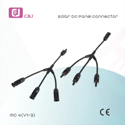 Manufacturer Supply Mc4 (Y1-3) Y Type 1-3 Branch Male/Female Solar DC Panel Connector