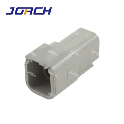  Te Connector Ectivity / Deutsch Dtm04-6p Automotive Connector 6pin Sz 20 Grey Dtm Receptacle