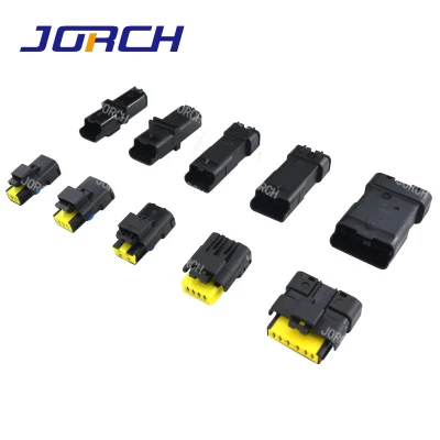  2 3 4 5 6 Pin Way Waterproof Fci Female Automotive Wire Harness Connector Car Plastic Housing Electrical Plug Quality