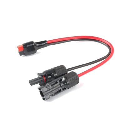 Extention Cable 50A Plug to 2X30A Power Cable for Solar System