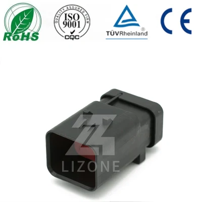 776495-1 8pins Te Deutsch Female Socket Automotive Connectors Auto Waterproof ECU Black Connector