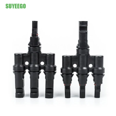 Suyeego T-Type Branch Connector 3 to 1 Parallel Photovoltaic Solar Connector