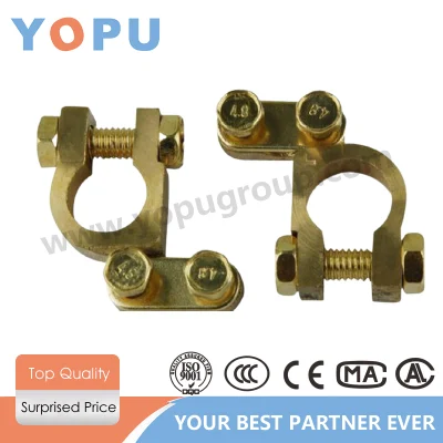 12V Brass Electrical Cable Clamp Battery Terminal Connector for Car