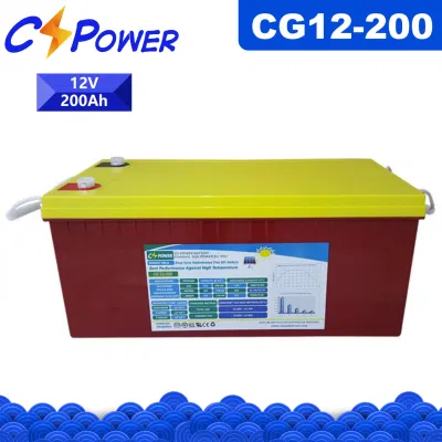 Cspower Battery Gel Deep Cycle 12V200ah Storage VRLA Battery for Power Storage