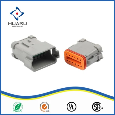  DJ3121y-1.6-11/21 Automobile Deutsch Dt Series 12way 12pin Socket Connector Dt04-12p Dt06-12s