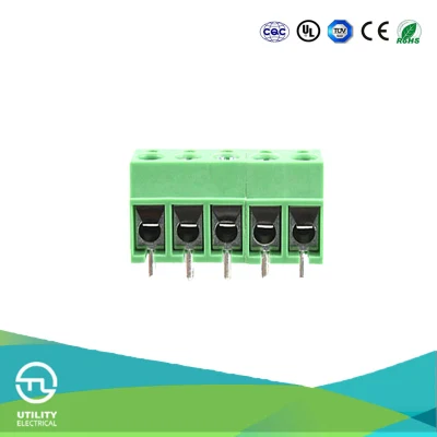  PCB Brass Wire Protect Terminal Block Mu2.5p/H5.0 Connectors