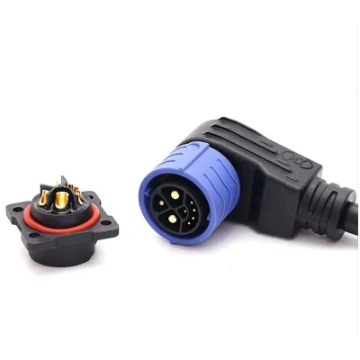 2+1+5 Pin 50A 300V Automotive Electric Bike Charger Dustproof Battery Connector