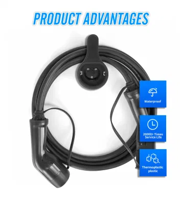 Type 1 Gun Cable Wall Connector Holster Electric Car Cable Organizer Evse Charging Nozzle Dock Mount J1772 EV Charger Holder