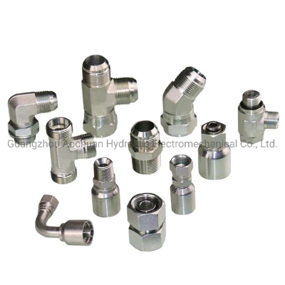 DIN 2353 & ISO 8434-1 Standards Metric Flat Seal 90 Fitting/Stainless Steel Connector