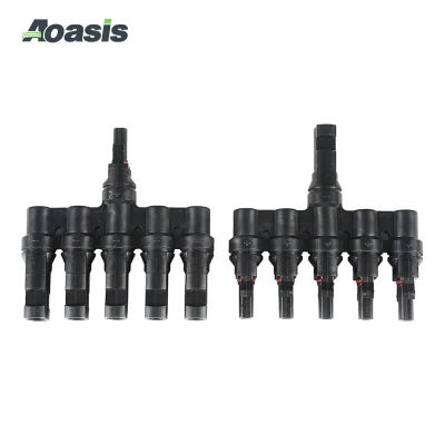 Aoasis PV-Bmt4 1 to 4t DC PV Solar Energy Wiring Panel Wire Connectors