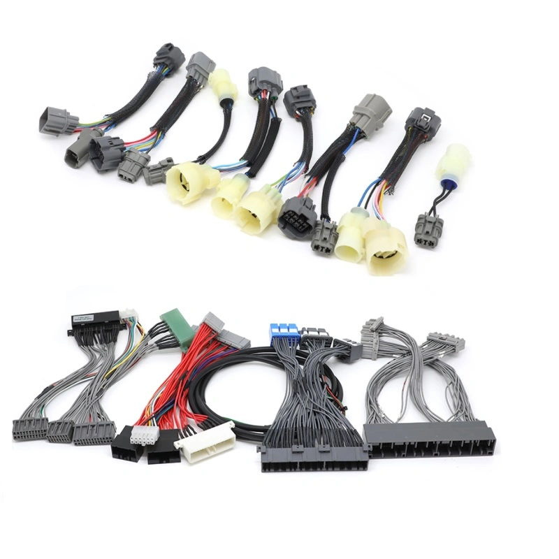 Car Deutsch 12 Pin Connector Electric Light Wire Harness to Molex 5557 Socket Plug Wire Harness with 18 20 22 AWG Connectors