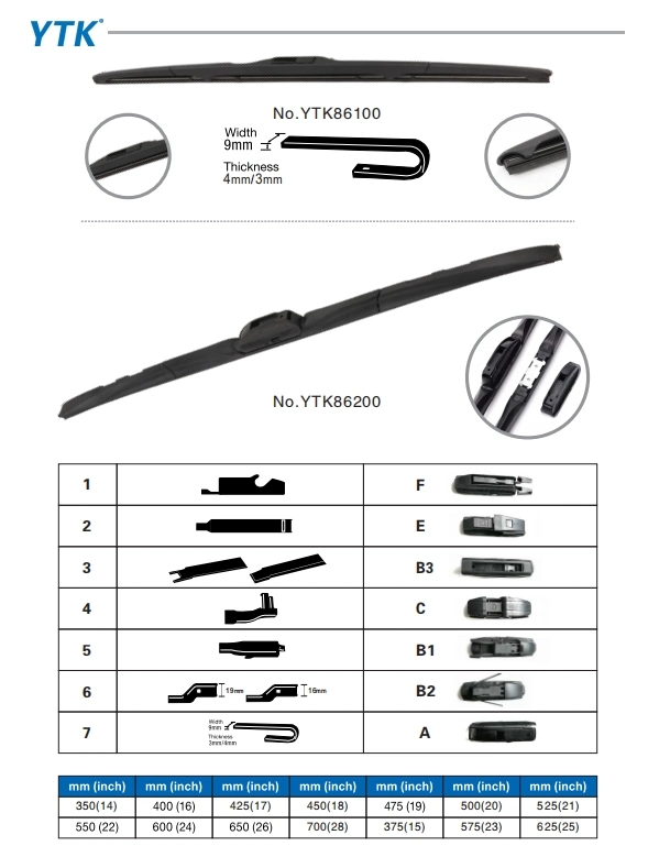 Front Windshield Wiper Blade Multifunctional Intelligent Multi Head Car Wiper Buckle Connector