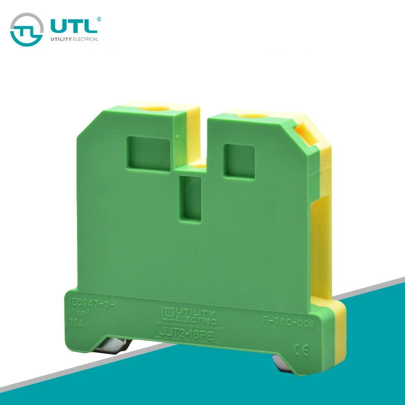 Screw DIN Rail Weidmuller Terminal Block Busbar Earth Cable Connector