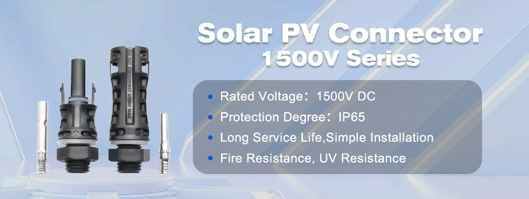 ISO Certification 1000V DC PV005-P Solar Quick Connector in Stock