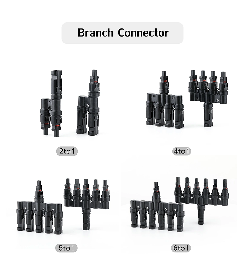 Outside Y/T-Branch Waterproof Solar System Mounting Panel Connectors Connector