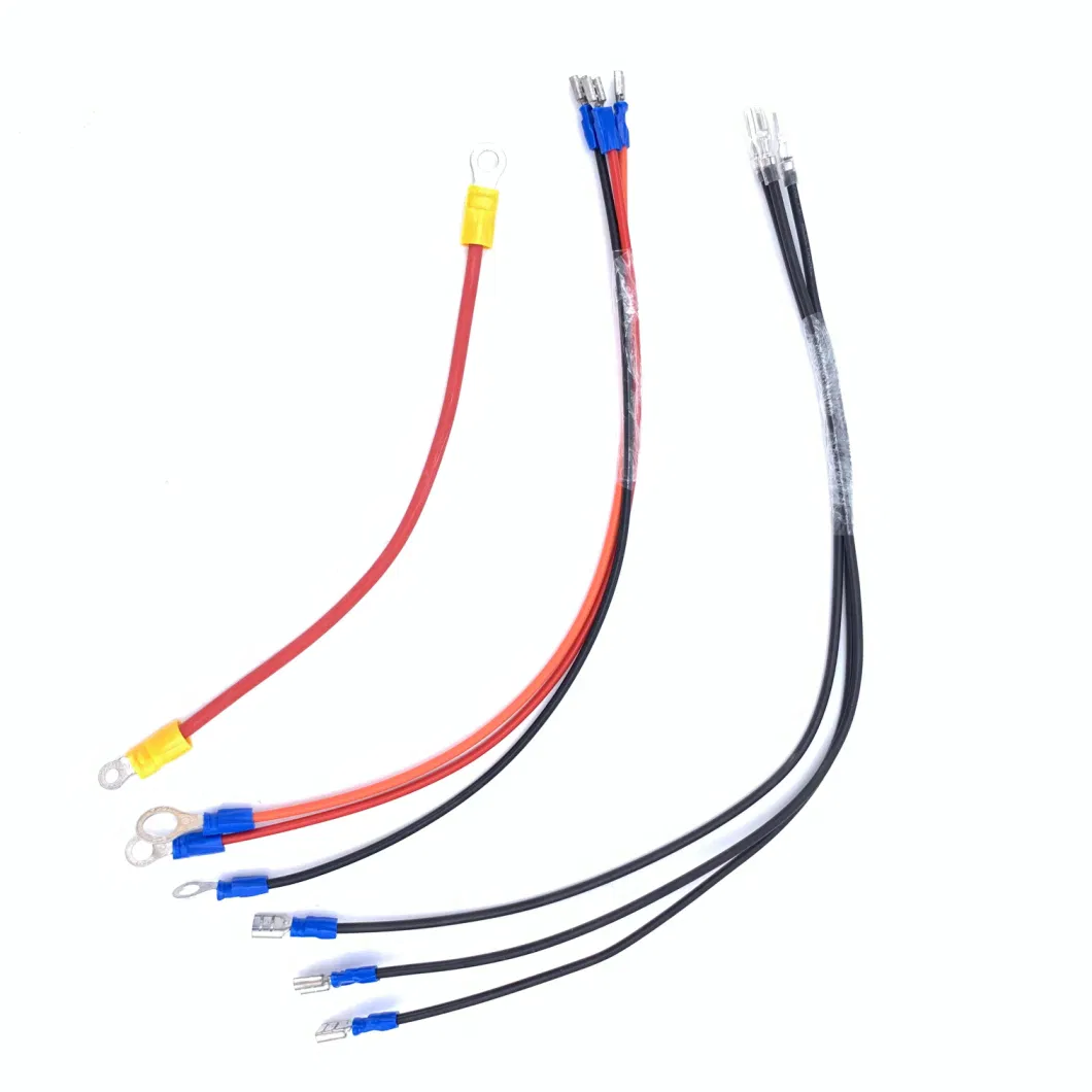 High Current Cable Wiring Harness Assembly Car Connector Cable Wire Harness for Industrial Equipment, with Deutsch Waterproof Connector Dtp04-4p, Dtp06-4s