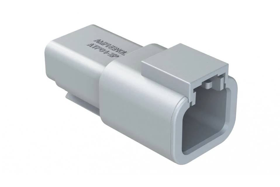 ATP04-2p 2-Way Receptacle Comparable to Pn# Dtp04-2p Plug Amphenol Automotive Connectors