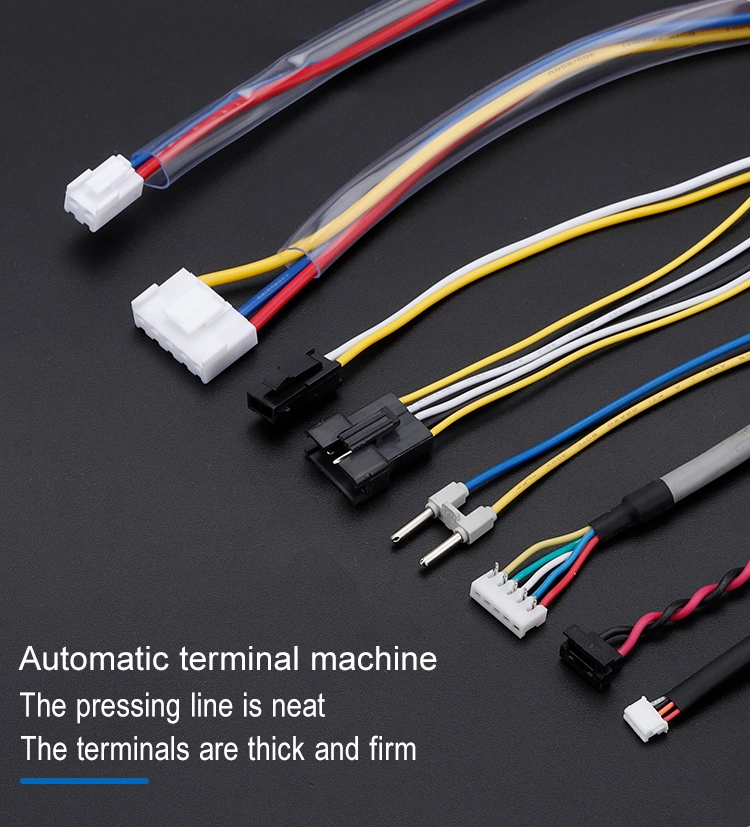 China Factory Electric Storage Battery Ring Terminal Wiring Harness OEM Molex Jst 3 Pin 5 Pin 6 Pin Connector Electronic Battery