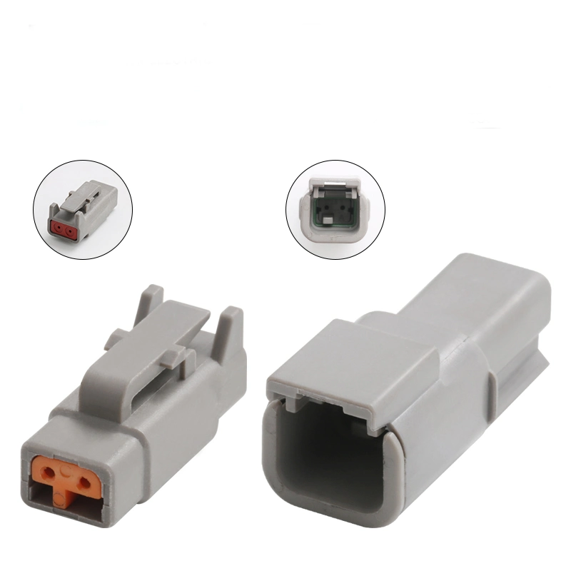 Dt06-2s-E005 Dt04-2p-E005 Deutsch Dt04 2 Pin Male Female Auto Connector