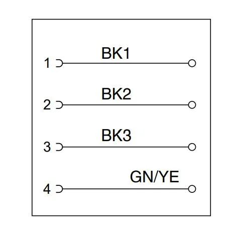 Female T Code M12 Connector Plug Automotive Power Application