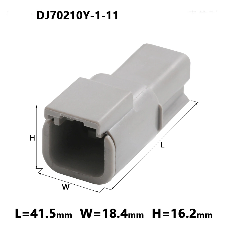Dt06-2s-E005 Dt04-2p-E005 Deutsch Dt04 2 Pin Male Female Auto Connector
