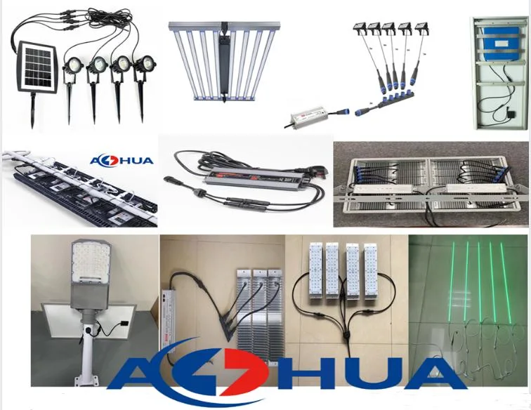 Aohua IP67 Circular Power Signal Connector M20 Pre-Molded Male and Female Docking 5pin Threaded Connector Solar Streetlight Elecrical Wire Connector