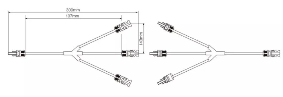 Mc4 1000V IP67 Male Female PV Waterproof Solar Panel Cable Connector 30A 45A Mc4 Wire Solar Connector