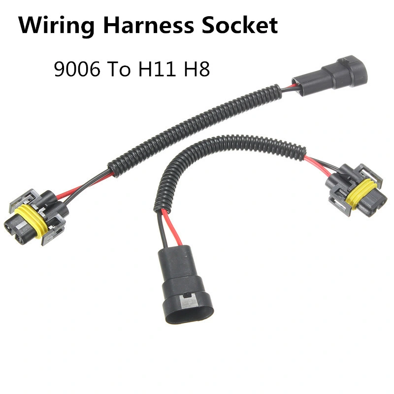 Female Auto Electrical Wiring Harness Connector Plugs with Contacts and Rubber Seals