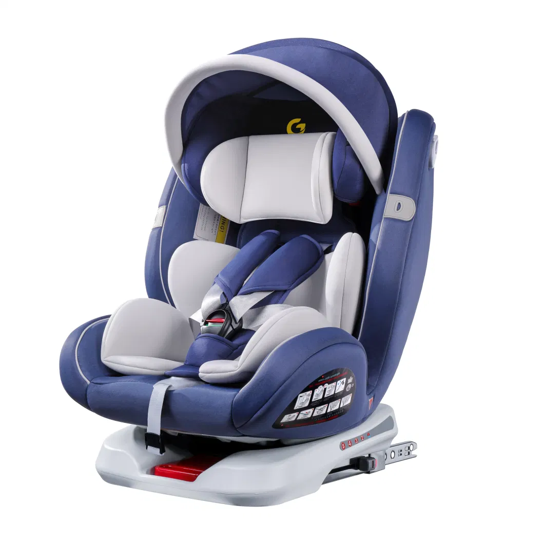 360 Degree Rotation Isofix Hard Interface Children&prime; S Car Safety Sea