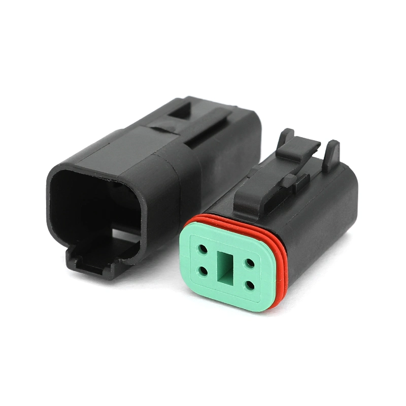 Te Dt04-4p-E004 4position Waterproof High Quality Connectors Automotive Connector Waterproof Deutsch Auto Connectors