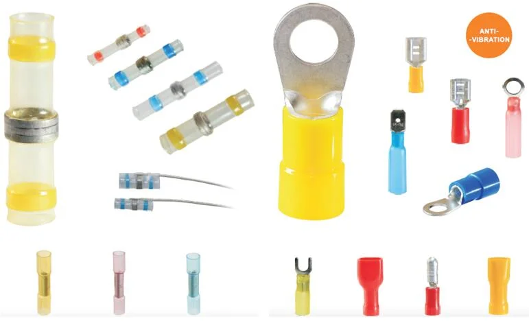 Solder Seal Wire Connectors Heat Shrink Butt Connectors Terminals Electrical Waterproof Insulated Marine Auto Connector