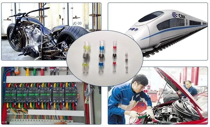 Solder Seal Wire Connectors Heat Shrink Butt Connectors Terminals Electrical Waterproof Insulated Marine Auto Connector