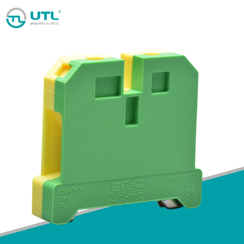 Screw DIN Rail Weidmuller Terminal Block Busbar Earth Cable Connector