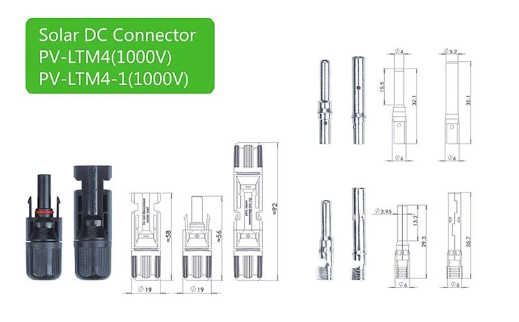 China Lw Factory 1000V 4mm 6mm Solar PV Y Type Connector for Solar Panel System