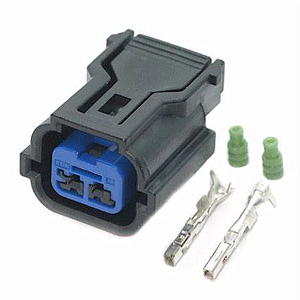 Black 2 Pin Car Waterproof Auto Connector Female Cable Plug Sensor Electrical Plug Connector HP285-02021