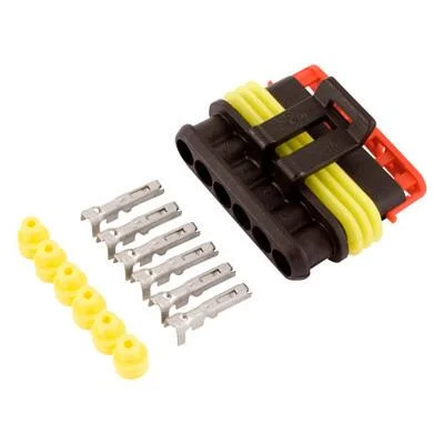 Automotive 6 Pin Waterproof Plug Electrical Cable Car Connector