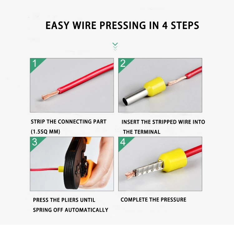 Crimp Cable Lugs Shoes Pin Types Auto Wire Connectors Ring Crimp Terminals