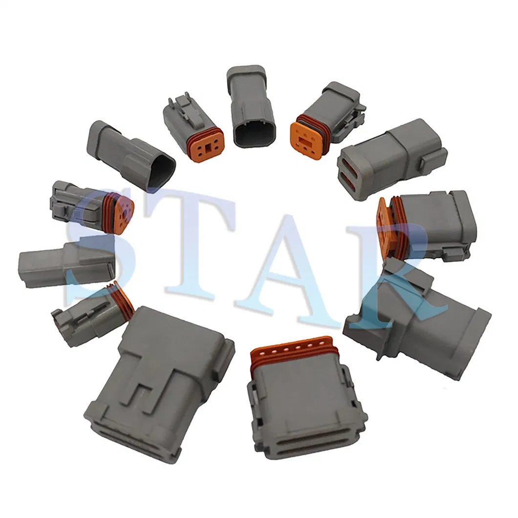 12 Pin Dtf15-12PC Deutsch Wire to Board Device Automotive Connectors Receptacle Dt Connector