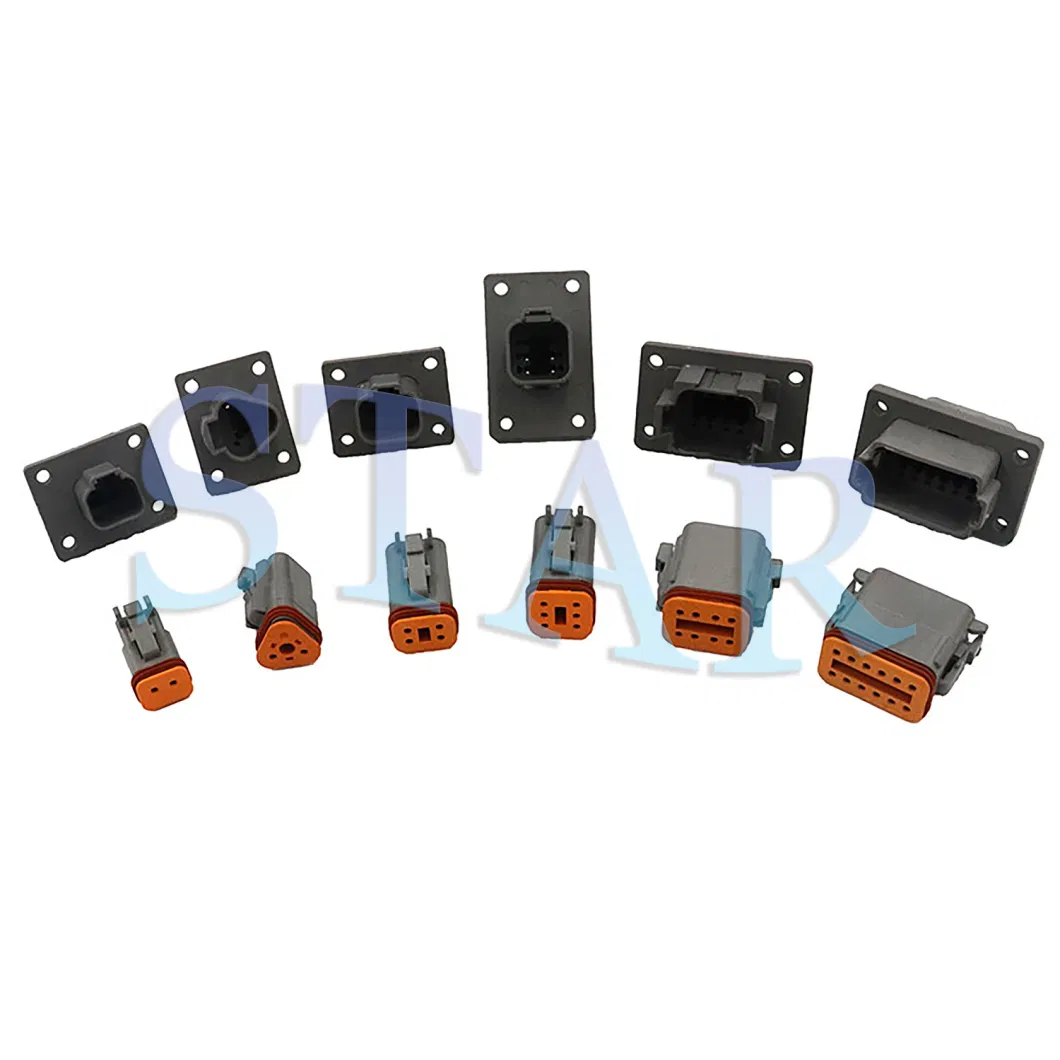 12 Pin Dtf15-12PC Deutsch Wire to Board Device Automotive Connectors Receptacle Dt Connector