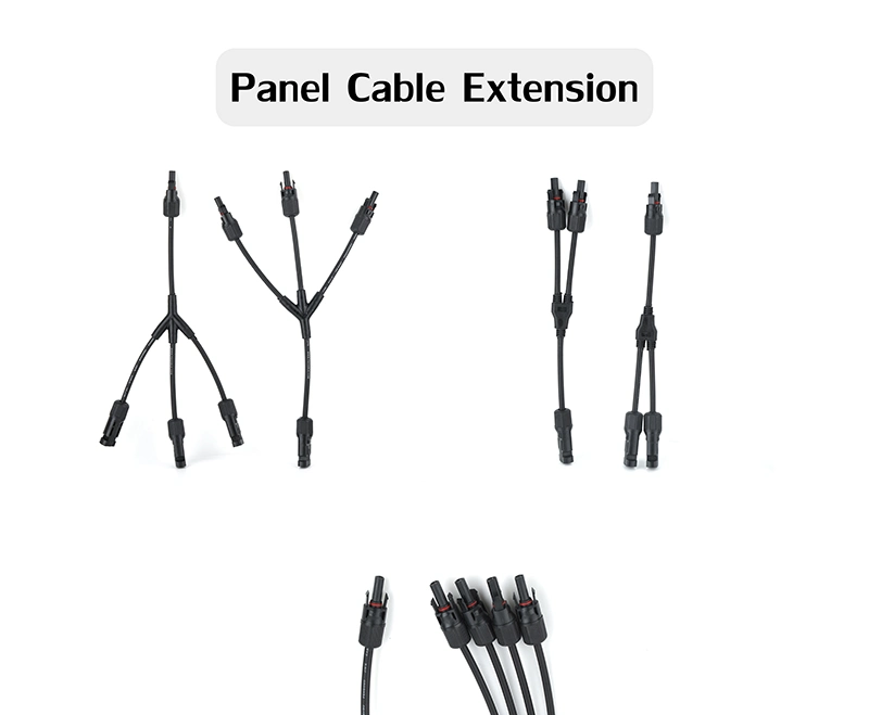 Outside Y/T-Branch Waterproof Solar System Mounting Panel Connectors Connector