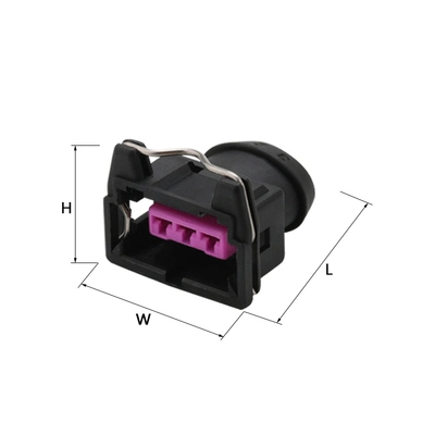 Car Wire Connector ECU Male Female Wire Connector Fuse Plug Connector Automotive Wiring 3 Pin Terminal Socket DJ7031-3.5-21