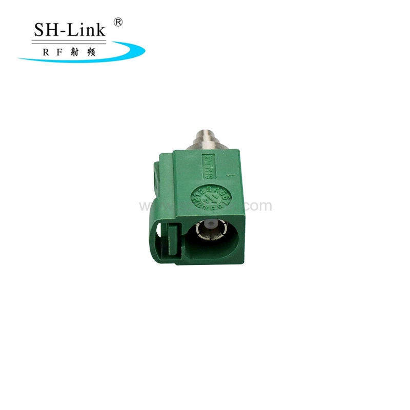 Fakra Automotive Short Connector Type E Green Female Connector for Rg174/316 Cable