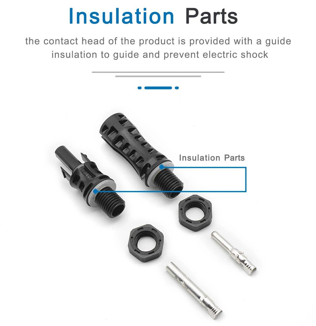 ISO Certification 1000V DC PV005-P Solar Quick Connector in Stock