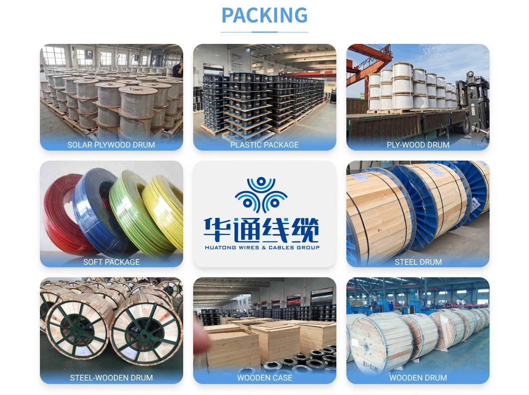 2000 Volt 2500mcm 750mcm Aluminum Conductor XLPE Insulation Electrical Power PV Wire Solar Cable