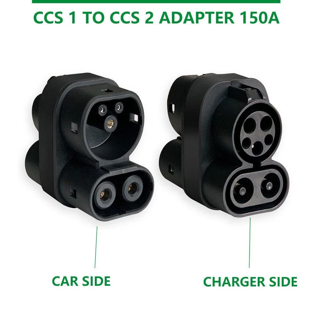 CCS1 to CCS2 EV Charging 150A EV Adapter CCS Combo 1 to CCS Combo 2 Connector for Electric Car