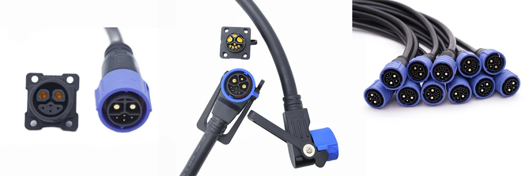 M25 2-8pin Male Female Power Cable Wiring Connector for Automotive