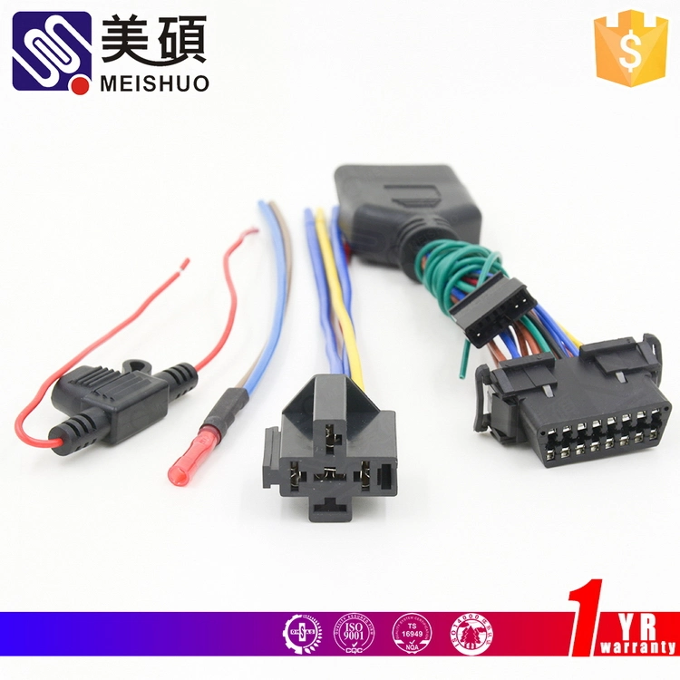 Supply Male to Female Motorcycle Wiring Harness Connectors for Car