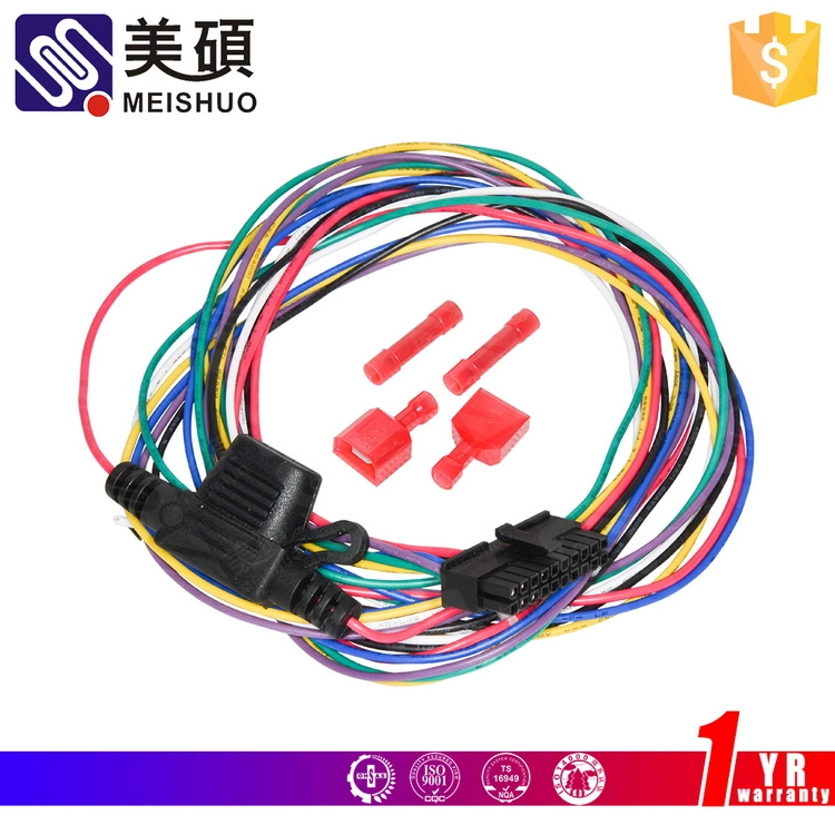 Supply Male to Female Motorcycle Wiring Harness Connectors for Car